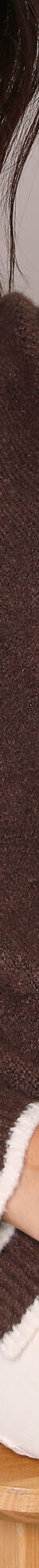 Pull bicolore en maille moelleuse  (chocolat) Pull bicolore en maille moelleuse  (chocolat)